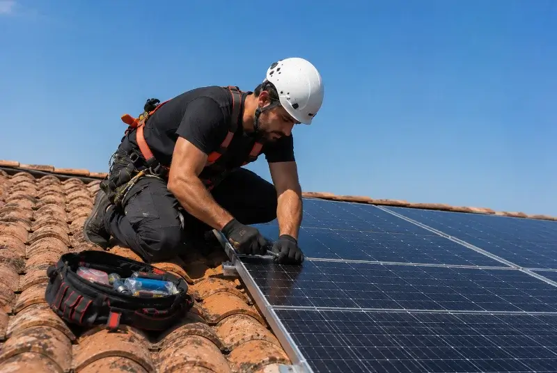 Maintenance et monitoring de panneaux solaires à Courchamps