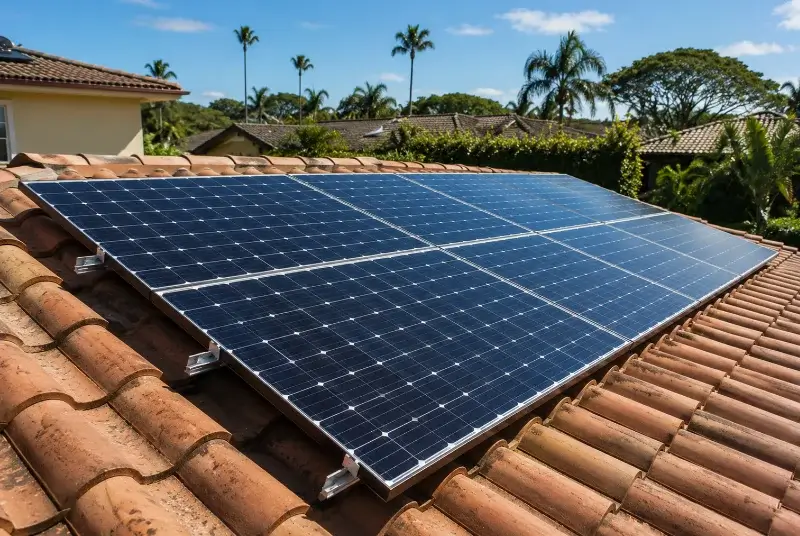 Installation de panneaux solaires à Courchamps